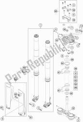 forcella anteriore, pinza tripla