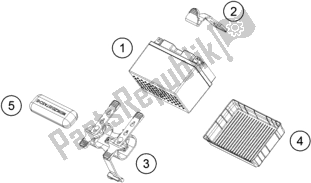 All parts for the Battery of the Husqvarna Vitpilen 401 EU 2018