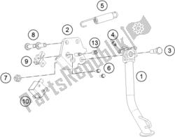 soporte lateral / central