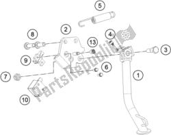 soporte lateral / central