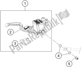 All parts for the Front Brake Control of the Husqvarna Vitpilen 401 EU 2020