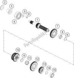 TRANSMISSION I - MAIN SHAFT