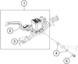 Todas las partes para Front Brake Control de Husqvarna Vitpilen 401 EU 2021