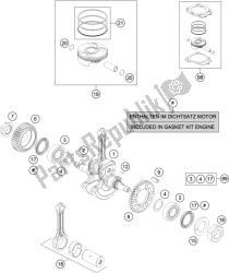 CRANKSHAFT, PISTON