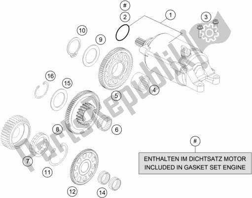 Tutte le parti per il Avviamento Elettrico del Husqvarna Vitpilen 701 EU 2019