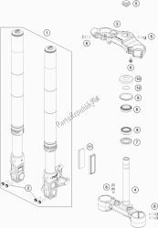 forcella anteriore, pinza tripla