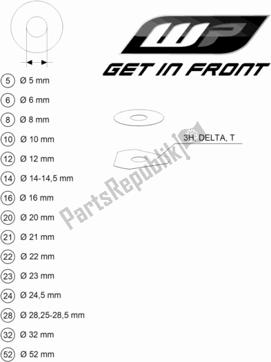 All parts for the Wp Shims For Setting of the Husqvarna Vitpilen 701 EU 2020