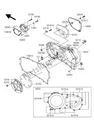 cubierta del motor derecha