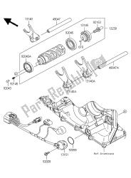 GEAR CHANGE DRUM & SHIFT FORK