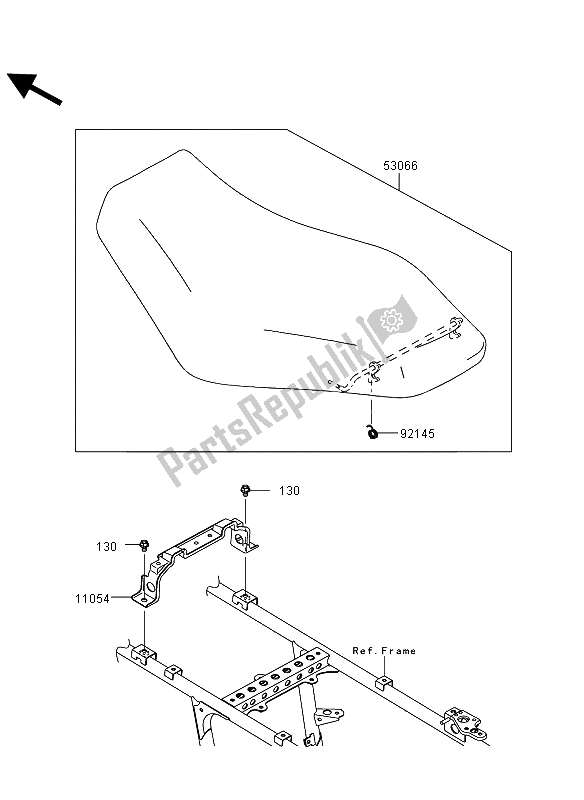 Todas las partes para Asiento de Kawasaki KVF 750 4X4 EPS 2013