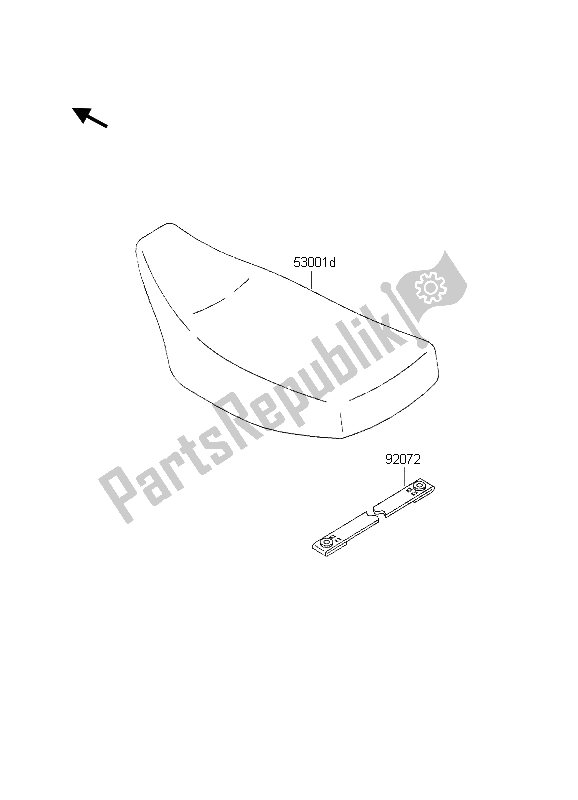 Todas las partes para Asiento de Kawasaki KX 60 1998