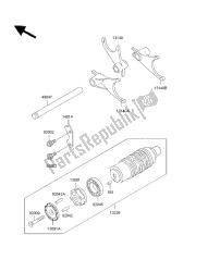 tambour de changement de vitesse et fourchette de changement de vitesse