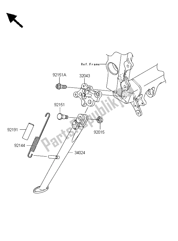 Toutes les pièces pour le Supporter du Kawasaki Ninja ZX 6R 600 2006