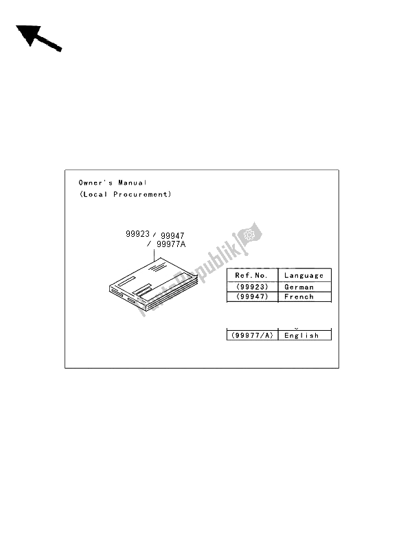 Alle onderdelen voor de Handleiding van de Kawasaki KLF 300 2004