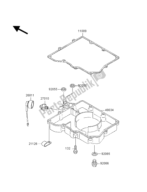 Tutte le parti per il Coppa Dell'olio del Kawasaki ZXR 400 1998