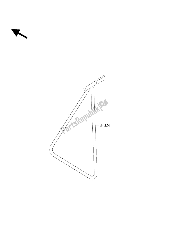 Tutte le parti per il Stand (s) del Kawasaki KX 250F 2004