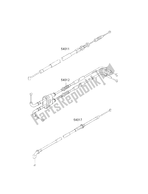 Toutes les pièces pour le Câbles du Kawasaki Ninja ZX 6R 600 2002