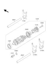 GEAR CHANGE DRUM & SHIFT FORK(S)