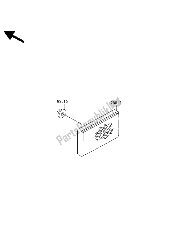 All parts for the Reflectors (eu) of the Kawasaki KVF 360 2009