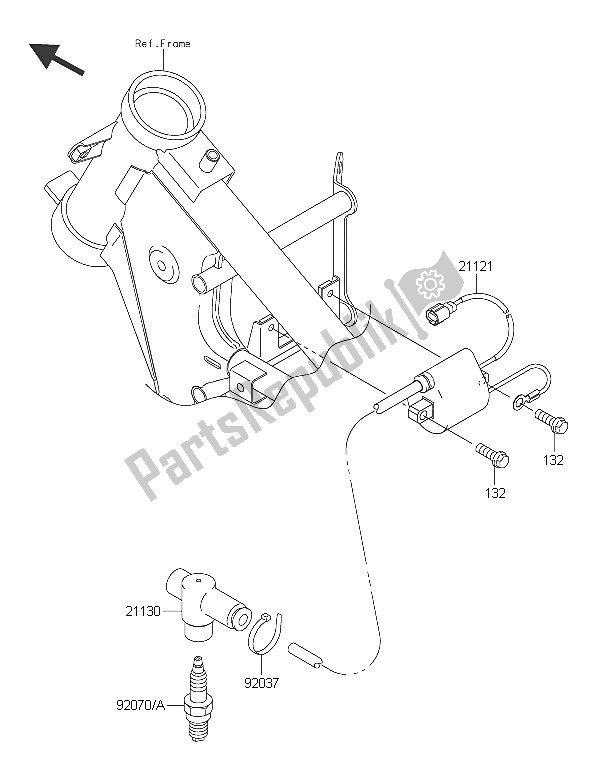 Toutes les pièces pour le Système De Mise à Feu du Kawasaki KX 65 2016