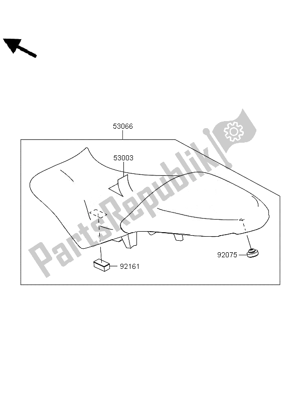 Todas las partes para Asiento de Kawasaki Versys ABS 650 2011