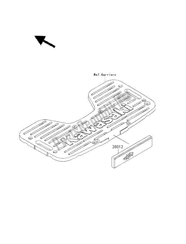 Tutte le parti per il Riflettori del Kawasaki KVF 400 4X4 2000