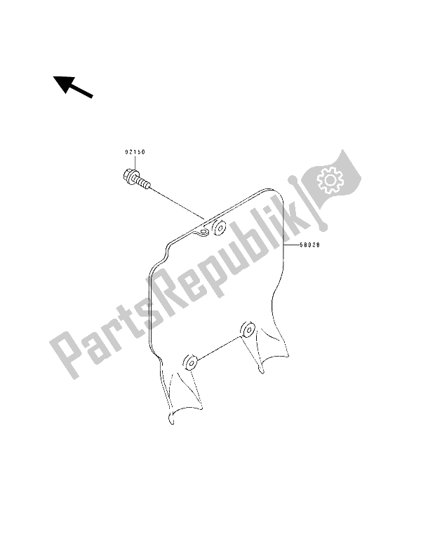 All parts for the Accessory of the Kawasaki KX 125 1992