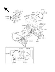 cubierta del motor derecha