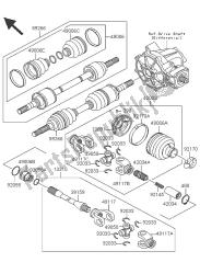 eje impulsor (delantero)