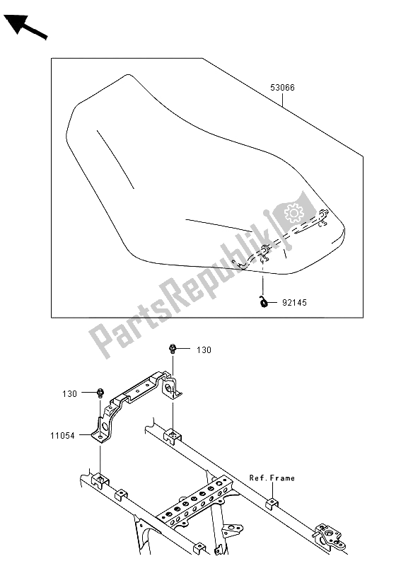 Todas las partes para Asiento de Kawasaki KVF 750 4X4 2012