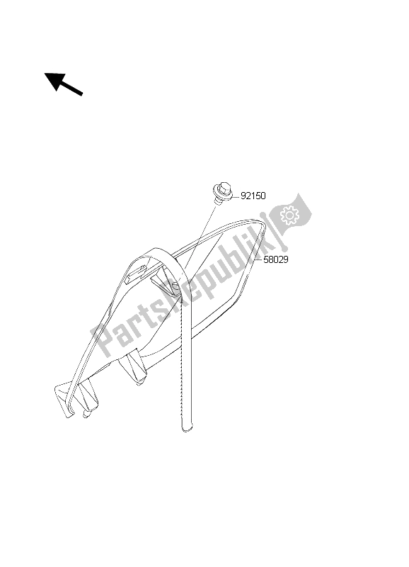 All parts for the Accessory of the Kawasaki KX 250 2004