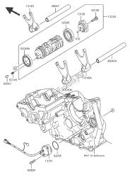 tambour de changement de vitesse et fourche (s) de changement de vitesse