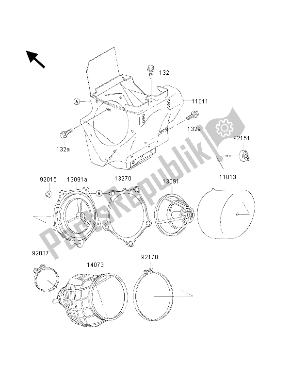 Todas las partes para Filtro De Aire de Kawasaki KX 85 SW 2001