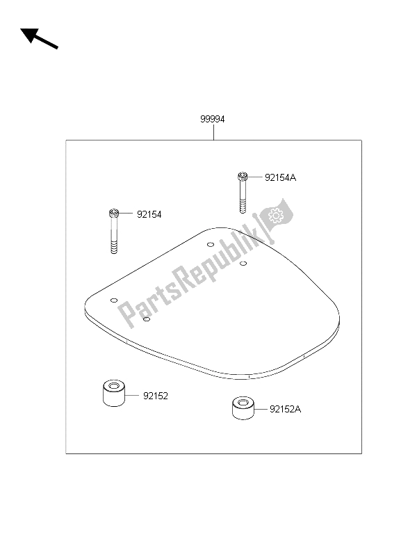 All parts for the Accessory of the Kawasaki J 300 ABS 2015