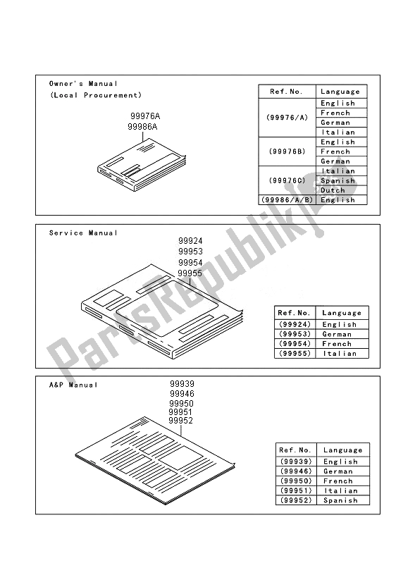 All parts for the Manual of the Kawasaki ER 6N ABS 650 2007