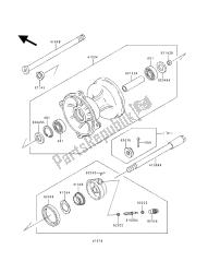 moyeu avant (dx125a-004809)