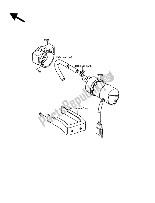 Toutes les pièces pour le Pompe à Essence du Kawasaki VN 15 1500 1989