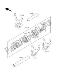 tambour de changement de vitesse et fourchette de changement de vitesse