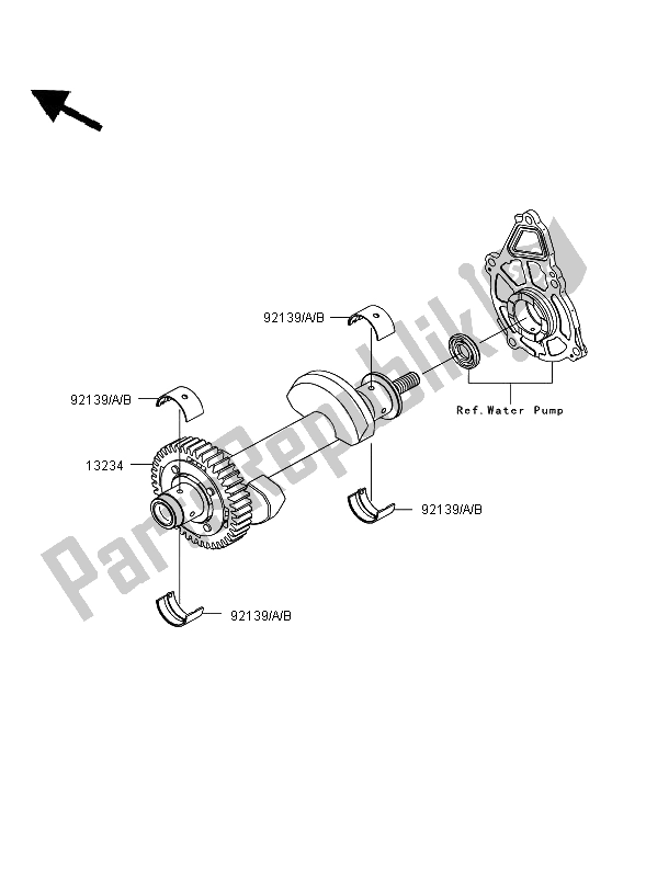 Wszystkie części do Stabilizator Kawasaki ER 6F ABS 650 2008