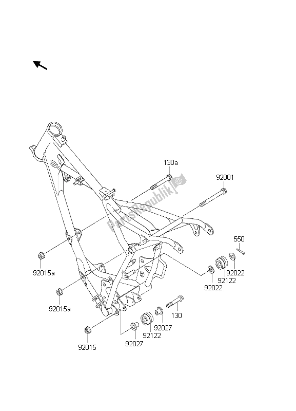 Toutes les pièces pour le Montage Moteur du Kawasaki KX 60 2000