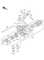 GEAR CHANGE DRUM & SHIFT FORK