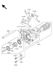 GEAR CHANGE DRUM & SHIFT FORK