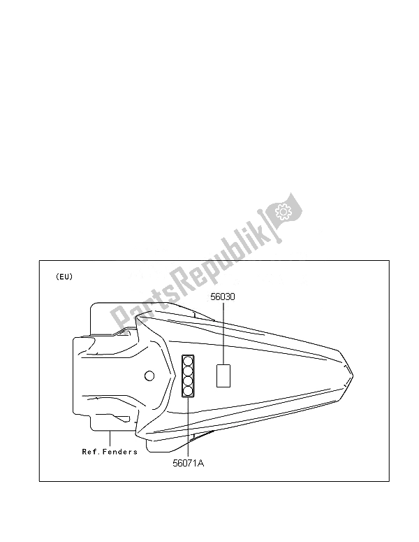 Tutte le parti per il Etichette del Kawasaki KX 85 LW 2014