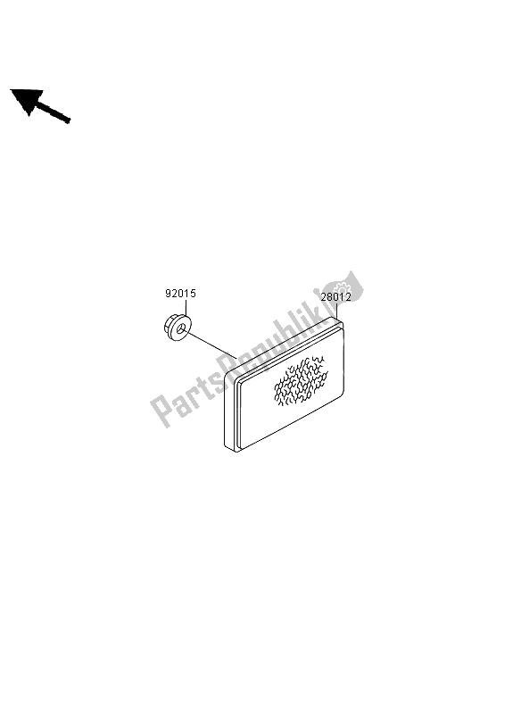 All parts for the Reflectors (eu) of the Kawasaki KVF 360 2008