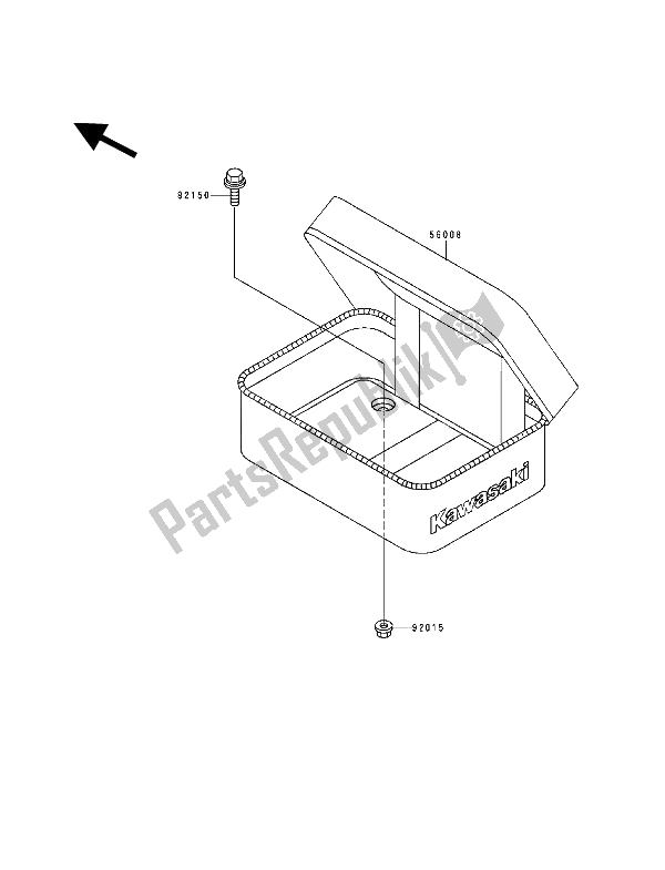 Tutte le parti per il Accessorio del Kawasaki KDX 200 1994