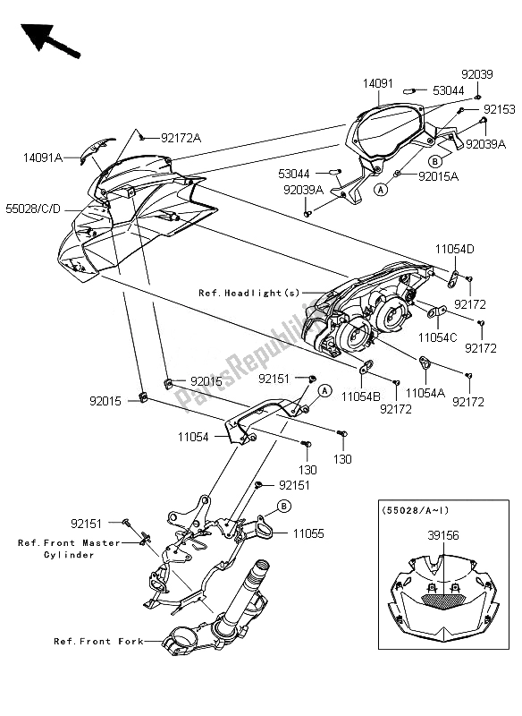 Wszystkie części do Os? Ona Kawasaki Z 750 ABS 2007