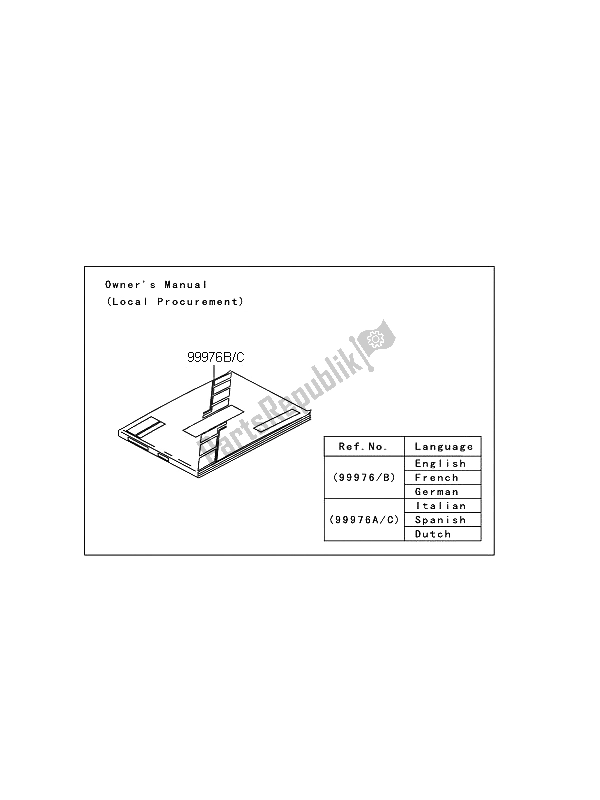 All parts for the Manual (eu) of the Kawasaki KX 85 SW LW 2013