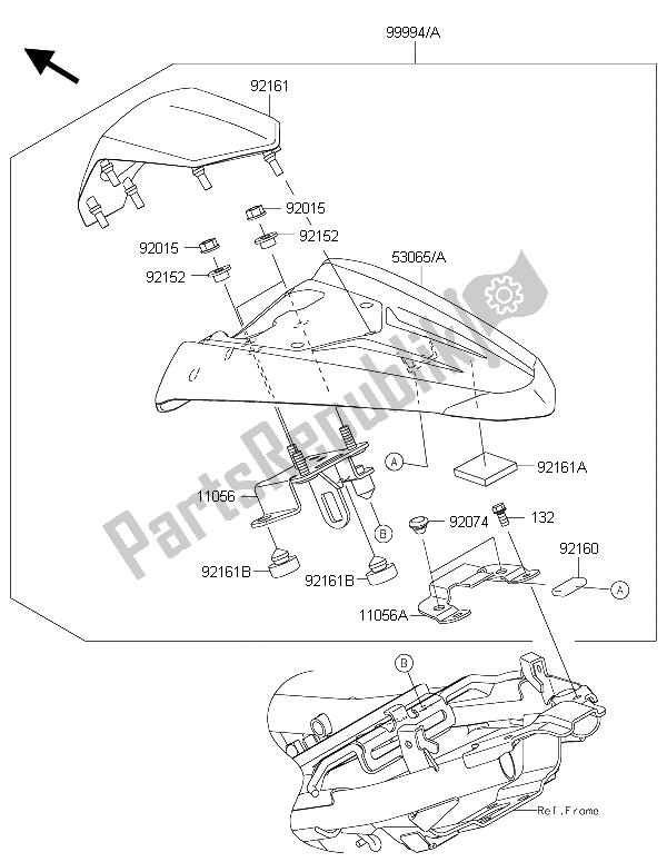 All parts for the Accessory of the Kawasaki Ninja 250 SL 2015