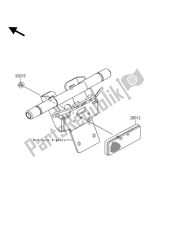 All parts for the Reflectors of the Kawasaki VN 1700 Classic Tourer ABS 2011