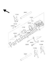 GEAR CHANGE DRUM & SHIFT FORK